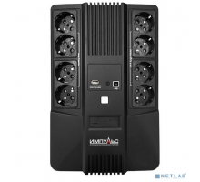 Импульс Импульс ИБП МАСТЕР 1000 {1000ВА/600Вт, LED, USB, RJ11/RJ45, SCHUKOx8} {MT10201}