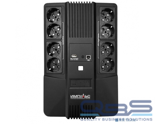 Импульс Импульс ИБП МАСТЕР 1000 {1000ВА/600Вт, LED, USB, RJ11/RJ45, SCHUKOx8} {MT10201} купить QBS.ru