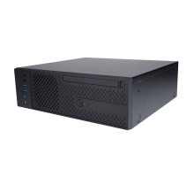 Корпус Slim Case InWin CJ708BL IP-S265AU7-2 80plus Bronze, U3*2+U2*2+A(HD)+TYPE 3.1C + FAN 80*15mm + intrusion switch Micro-ATX, mini-ITX