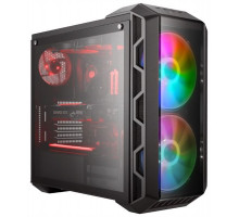 Корпус Cooler Master MasterCase H500 Mesh Iron Grey, USB3.0x2, USB2.0x2, 2x200 ARGBFan, 1x120Fan, ATX, w/o PSU