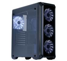 Корпус ZALMAN I3 EDGE, ATX, BLACK, FRONT ACRYL, WINDOW, 2x3.5