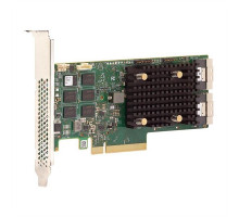 Контроллер Broadcom/LSI 9560-16I SGL (05-50077-00) (PCIe 4.0 x8 LP) Tri-Mode SAS/SATA/NVMe 12G, RAID 0,1,5,6,10,50,60, 16port(2*int SFF8654), 8GB Cache, 3916ROC, RTL, 1 year
