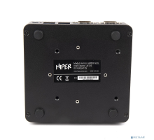 Компьютер Hiper NUGJ4125 Nettop HIPER NUG, Intel Celeron J4125, 1*DDR4 SODIMM, Intel UHD 600 (VGA + HDMI), 2*USB2.0, 2*USB3.0, 2*COM, 2*LAN, 1*2.5HDD, WiFi, VESA