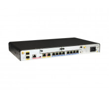 Huawei AR1220EVW, 2GE COMBO,8GE LAN, точка доступа 802.11b/g/n, 2 USB, 2 SIC, встроенный 32-канальный DSP, адаптер питания PoE