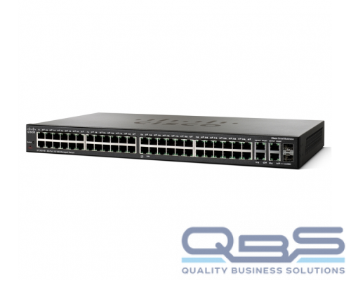 Cisco SF300-48 48-port 10/100 Managed Switch with Gigabit Uplinks купить QBS.ru