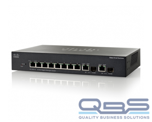Cisco SG300-10 10-port Gigabit Managed Switch купить QBS.ru