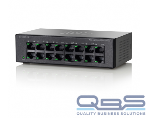 Cisco SF100D-16 16-Port 10/100 Desktop Switch купить QBS.ru