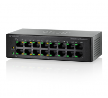 Cisco SF100D-16P 16-Port 10/100 PoE Desktop Switch