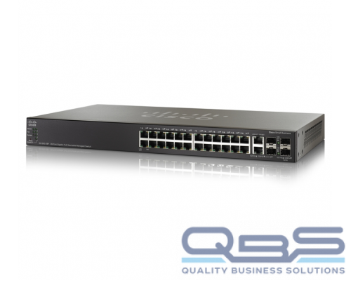 Cisco SG500-28P 28-port 10/100 Gigabit POE Stackable Managed Switch купить QBS.ru