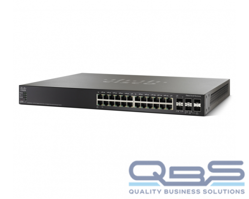 Cisco SG500X-24 24-Port Gig with 4-Port 10-Gigabit Stackable Managed Switch купить QBS.ru
