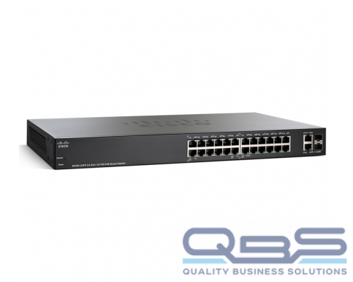 Cisco SF200-24P 24-Port 10/100 PoE Smart Switch купить QBS.ru