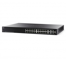 Cisco SF300-24P 24-port 10/100 PoE Managed Switch w/Gig Uplinks