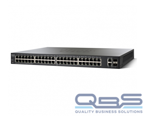 Cisco SF220-48P 48-Port 10/100 PoE Smart Plus Switch купить QBS.ru