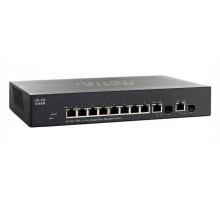 Cisco SG300-10PP 10-port Gigabit PoE+ Managed Switch