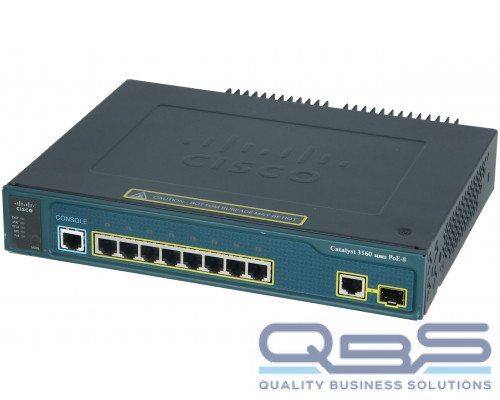 Коммутатор Cisco WS-C3560-8PC-S купить QBS.ru