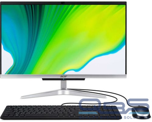 Моноблок 21,5 Acer Aspire C22-420 DQ.BG3ER.003 Athlon 3050U 4Gb, SSD 256Gb, CR, keyboard, mouse, noOS, silver black купить QBS.ru