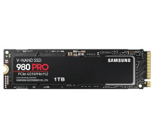 Тведотельный накопитель SSD M.2 (PCI-E NVMe) 1Tb Samsung 980 PRO (R7000/W5000MB/s) (MZ-V8P1T0BW analog MZ-V7P1T0BW) 1year