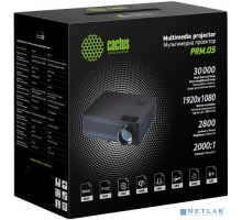 Проектор Проектор Cactus CS-PRM.05WT.WUXGA-W LCD 2800Lm (1920x1080) 2000:1 ресурс лампы:30000часов 2xUSB typeA 2xHDMI 4.2кг