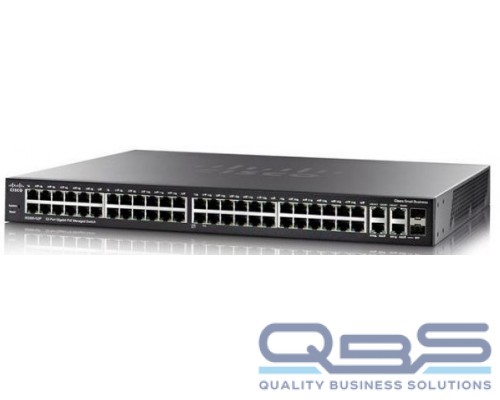 Коммутатор Cisco SG350-52P 52-port Gigabit PoE Managed Switch купить QBS.ru