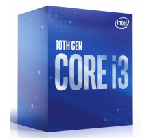 Процессоры CPU Intel Core i3-10100 (3.6GHz/6MB/4 cores) LGA1200 BOX, UHD630  350MHz, TDP 65W, max 128Gb DDR4-2666, BX8070110100SRH3N, 1 year