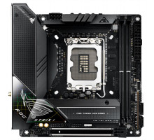 Материнская плата ASUS ROG STRIX Z690-I GAMING WIFI, LGA1700, Z690, 2*DDR5 , DP+HDMI, SATA3 + RAID, Audio, 2,5Gb LAN, USB 3.2*9, USB 2.0*4, mITX ; 90MB1680-M0EAY0, 3 year