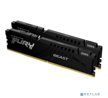 Модуль памяти Kingston DDR 5 DIMM 64Gb PC48000, 6000Mhz, Kingston FURY Beast Black CL40 (Kit of 2) (KF560C40BBK2-64) RTL