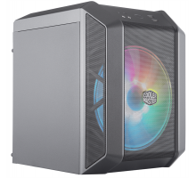 Корпус Cooler Master MasterCase H100 Mesh, USB3.0x2, 1x200 ARGBFan, 1x RGB Controller, Black-Iron Grey, mITX, w/o PSU
