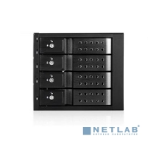 Опция к серверу Procase T3-304-SATA3-BK {Hot-swap корзина 4 SATA3/SAS 6Gb (черный) hotswap trayless aluminium mobie rack module (3x5,25) 1xFAN 80x15mm}
