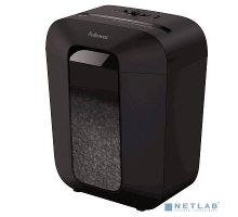 Уничтожитель Fellowes Шредер PowerShred LX50 FS-44060(01), черный {DIN P-4, 4х37мм, 9лст.,  17 лтр., уничт.: скрепки,скобы,карты}