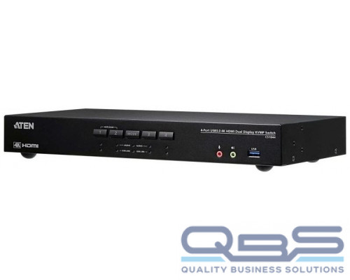 Квм переключатель ATEN 4-Port USB3.0 4K HDMI Dual Display KVMP Switch купить QBS.ru