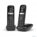 Телефон Gigaset AS690(A) DUO Р/Телефон Dect RUS черный (труб. в компл.:2шт) АОН купить QBS.ru