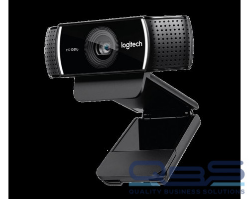 Вебкамера Logitech Webcam Full HD C922 Pro, 1920x1080, [960-001088] купить QBS.ru
