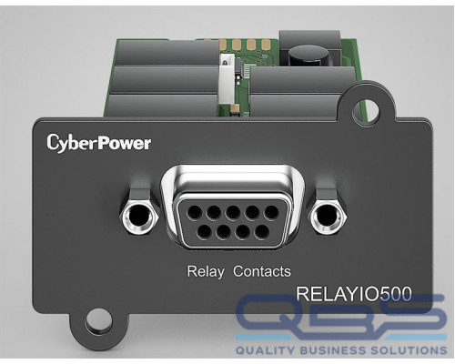 Аксессуар к источнику бесперебойного питания CyberPower Карта сухих контактов CyberPower RELAYIO500 (DB9) купить QBS.ru
