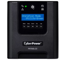 Источник бесперебойного питания CyberPower  PR750ELCD Line-Interactive 750VA/675W USB/RS-232/EPO/SNMPslot (6 IEC С13)