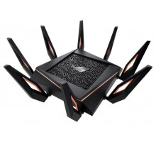 Роутер ASUS ROG GT-AX11000 //802.11b/g/n/ac, ax, до 1148 + 4804Mbps, 2,4 + 5 gGz, 8 antenna, USB, GBT LAN ; 90IG04H0-MU9G00