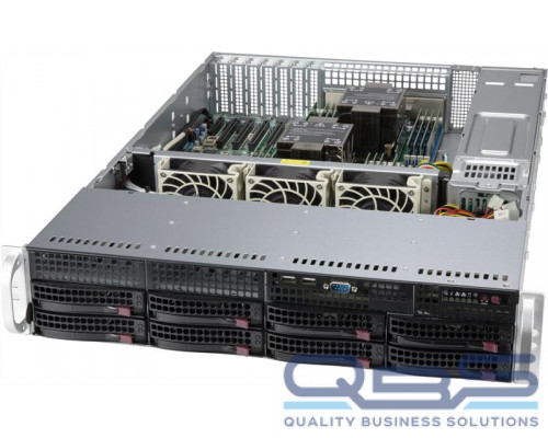 Корпус Supermicro SuperChassis 2U 825BTQC-R1K23LPB/HDD(8)LFF+opt.fix.HDD(2)LFF+opt.HDD(2)SFF/7xLP/2x1200W/ Backplane 8xSATA/SAS купить QBS.ru
