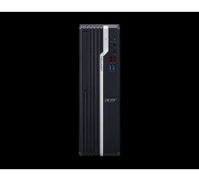 Персональный компьютер ACER X2680G Pen G6405, 4GB DDR4 2666, 128GB SSD M.2, Intel UHD 610, no DVD, No WiFi/BT , 180W, USB KB&Mouse, Win 10 Pro64 RUS, 1y