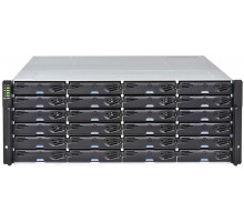 Система хранения данных Infortrend EonStor DS1000 Gen2 2U/24bay/Dual controller 2x12Gb SAS EXP/8x1G iSCSI + 2x host board slot(s)/2x2GB/2x(PSU+FAN)/2x (Super capacitor+Flash)/24xdrive tray/Rackmount(ESDS 1024R2CB-B)