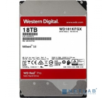 Жесткий диск 18TB WD Red Pro (WD181KFGX) {Serial ATA III, 7200- rpm,512Mb, 3.5