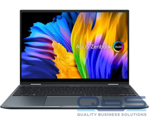 Ноутбук ASUS Zenbook 14 Flip OLED UP5401EA-KN044T 90NB0V41-M00780 i5-1135G7/8GB/512GB SSD/14 touch OLED WQXGA+/Iris Xe graphics/WiFi/BT/cam/Win11Home купить QBS.ru