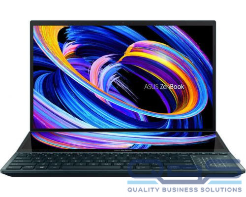 Ноутбук ASUS Zenbook Pro Duo UX582HS-H2025W 90NB0V21-M00990 i9-11900H/32GB DDR4/1TB SSD/15,6 UHD/touch/GeForce RTX 3080 8GB/WiFi/BT/cam/Win11Home/blu купить QBS.ru