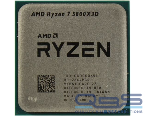 Процессор CPU AMD Ryzen 7 5800X3D OEM {Vermeer, 8C/16T, 3.4/4.5GHz, 96MB, 105W} купить QBS.ru