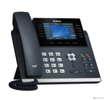 VoIP-телефон YEALINK SIP-T46U SIP-телефон, цветной экран, 2 порта USB, 16 аккаунтов, BLF, PoE, GigE, без БП
