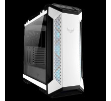 Корпус для пк ASUS TUF GAMING GT501 White ASUS TUF Gaming GT501 White Edition case supports up to EATX with metal front panel, tempered-glass side panel, 120 mm RGB fan, 140 mm PWM fan, radiator space reserved, and