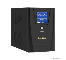 ИБП Exegate EX292796RUS ИБП ExeGate SpecialPro Smart LLB-1200.LCD.AVR.2SH.3C13.USB <1200VA/750W, LCD, AVR, 2*Schuko+3*C13, USB, съемн.кабель, металлический корпус, Black>