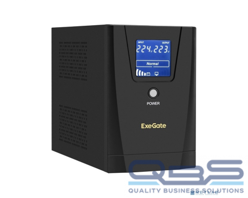 ИБП Exegate EX292796RUS ИБП ExeGate SpecialPro Smart LLB-1200.LCD.AVR.2SH.3C13.USB <1200VA/750W, LCD, AVR, 2*Schuko+3*C13, USB, съемн.кабель, металлический корпус, Black> купить QBS.ru