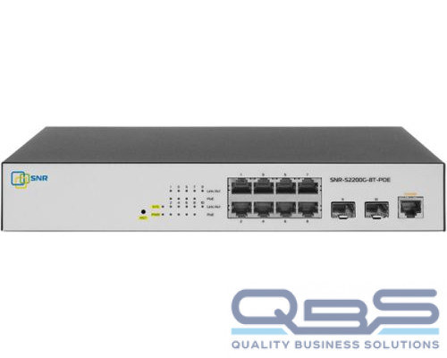 Коммутатор управляемый SNR SNR-S2200G-8T-POE купить QBS.ru