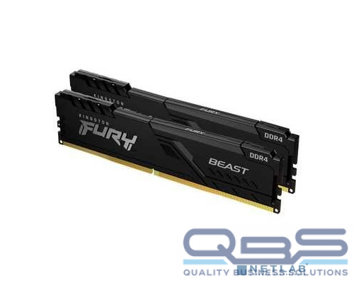 Модуль памяти Kingston DDR4 DIMM 32GB Kit 2x16Gb KF432C16BB1K2/32 PC4-25600, 3200MHz, CL16 купить QBS.ru