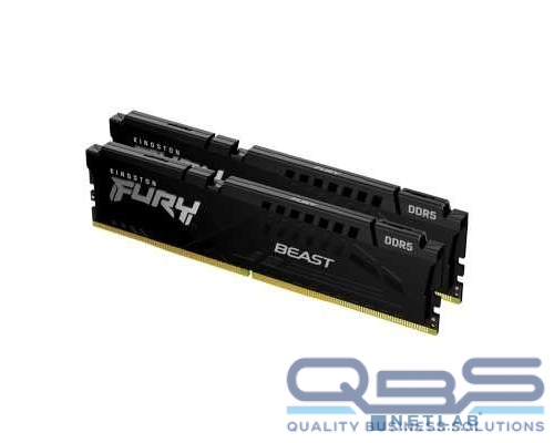 Модуль памяти Kingston DDR5 32GB Kit (2x16Gb) 6000 MT/s CL40 KF560C40BBK2-32 купить QBS.ru