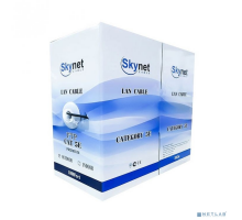 Кабель SkyNet Кабель FTP outdoor, медный, 4x2x0,46, FLUKE TEST, кат.5e, однож., 305 м, box, черный CSL-FTP-4-CU-OUT